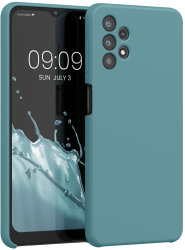 Husa Kwmobile pentru Samsung Galaxy A32 5G Verde Silicon 54336.206 