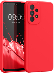 Husa Kwmobile pentru Samsung Galaxy A33 5G Rosu Silicon KWM000015GQ057C 