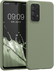 Husa Kwmobile pentru Samsung Galaxy A33 5G Verde deschis Silicon KWM000015FQ015C 