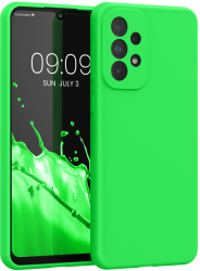 Husa Kwmobile pentru Samsung Galaxy A33 5G Verde Silicon 57833.44 