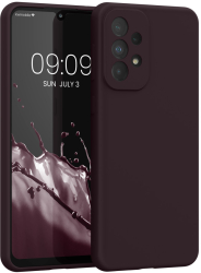 Husa Kwmobile pentru Samsung Galaxy A33 5G Violet inchis Silicon 57833.114 