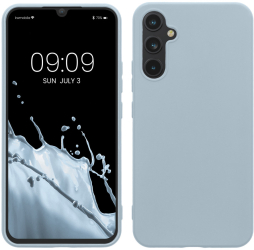 Husa Kwmobile pentru Samsung Galaxy A34 5G Albastru deschis Silicon 60809.58 