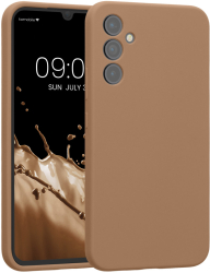Husa Kwmobile pentru Samsung Galaxy A34 5G Crem Silicon 60807.246 