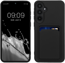 Husa Kwmobile pentru Samsung Galaxy A35 Negru Silicon KWM000021TK001C 