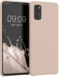 Husa Kwmobile pentru Samsung Galaxy A41 Crem Silicon 52301.225 