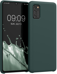 Husa Kwmobile pentru Samsung Galaxy A41 Verde Silicon 52301.171 