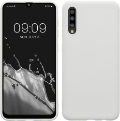 Husa Kwmobile pentru Samsung Galaxy A50 Alb Silicon KWM000009SZ022C 