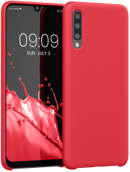 Husa Kwmobile pentru Samsung Galaxy A50 Rosu Silicon 48715.238 