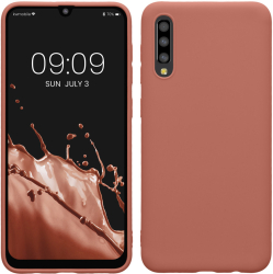 Husa Kwmobile pentru Samsung Galaxy A50 Roz Silicon KWM000009SZ024C 