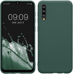 Husa Kwmobile pentru Samsung Galaxy A50 Verde Silicon KWM000009SZ023C 