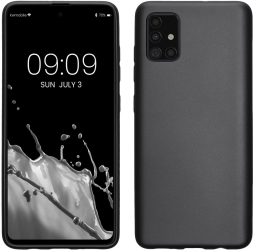 Husa Kwmobile pentru Samsung Galaxy A51 Gri Silicon 51201.232 