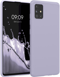 Husa Kwmobile pentru Samsung Galaxy A51 Mov deschis Silicon KWM000010YZ053C 