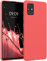 Husa Kwmobile pentru Samsung Galaxy A51 Roz Silicon KWM000010YZ059C 