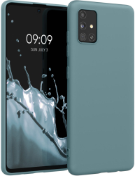 Husa Kwmobile pentru Samsung Galaxy A51 Verde Silicon 51196.206 
