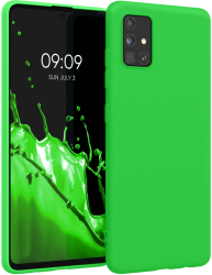Husa Kwmobile pentru Samsung Galaxy A51 Verde Silicon KWM000010YZ055C 