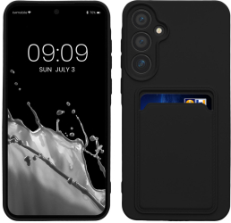 Husa Kwmobile pentru Samsung Galaxy A55 5G Negru Silicon KWM000021TH001C 