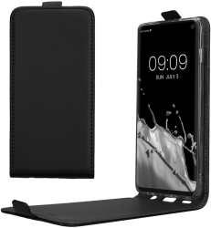 Husa Kwmobile pentru Samsung Galaxy S10 Negru Piele ecologica/Silicon KWM000021VN001C 