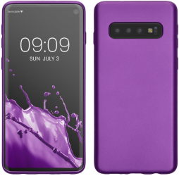 Husa Kwmobile pentru Samsung Galaxy S10 Violet Silicon 47452.24 