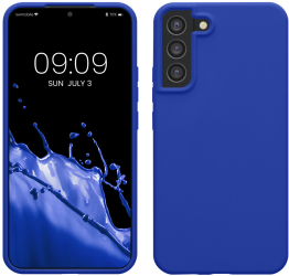 Husa Kwmobile pentru Samsung Galaxy S22 Plus Albastru Silicon 56761.134 