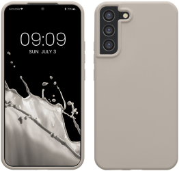 Husa Kwmobile pentru Samsung Galaxy S22 Plus Gri deschis Silicon 56761.96 