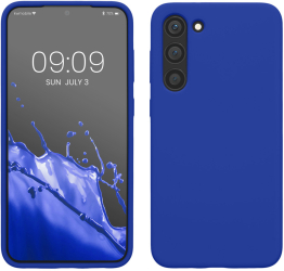 Husa Kwmobile pentru Samsung Galaxy S23 Plus Albastru Silicon 60274.134 