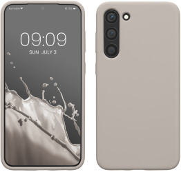 Husa Kwmobile pentru Samsung Galaxy S23 Plus Gri deschis Silicon 60274.96 