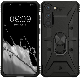 Husa Kwmobile pentru Samsung Galaxy S23 Plus Negru Policarbonat 61250.01 