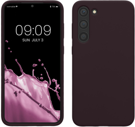 Husa Kwmobile pentru Samsung Galaxy S23 Plus Violet inchis Silicon 60274.114 