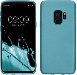 Husa Kwmobile pentru Samsung Galaxy S9 Albastru Silicon KWM000008TO010C 