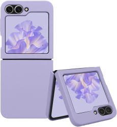 Husa Kwmobile pentru Samsung Galaxy Z Flip6 Albastru Silicon KWM000021SK002C 