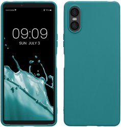 Husa Kwmobile pentru Sony Xperia 10 VI Albastru Silicon KWM000021TP003C 