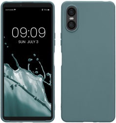 Husa Kwmobile pentru Sony Xperia 10 VI Verde deschis Silicon KWM000021TP004C 