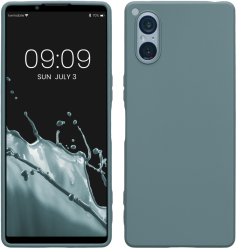 Husa Kwmobile pentru Sony Xperia 5 V Verde deschis Silicon 61522.207 