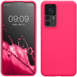 Husa Kwmobile pentru Xiaomi 12T/12T Pro Roz Silicon KWM000017RL012C 