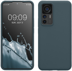 Husa Kwmobile pentru Xiaomi 12T/12T Pro Verde inchis Silicon KWM000017RL013C 