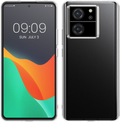 Husa Kwmobile pentru Xiaomi 13T/13T Pro Transparent Silicon KWM000020OE001C 