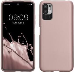 Husa Kwmobile pentru Xiaomi Redmi Note 10 5G Crem Silicon KWM000012ZO010C 