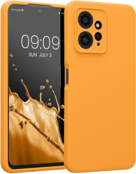 Husa Kwmobile pentru Xiaomi Redmi Note 12 Portocaliu Silicon KWM000018UL012C 