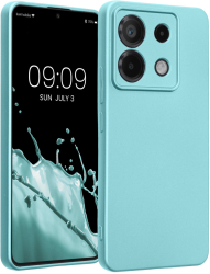 Husa Kwmobile pentru Xiaomi Redmi Note 13 Pro 5G Verde deschis Silicon KWM000020LE008C 