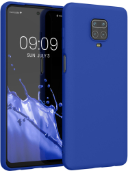 Husa Kwmobile pentru Xiaomi Redmi Note 9S/Redmi Note 9 Pro/Redmi Note 9 Pro Max Albastru Silicon KWM000011AH051C 