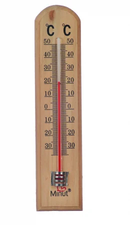 Termometru de camera Minut Temp suport lemn blister 