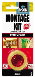 BISON - Montagekit Tape banda dublu adeziva pentru constructii 1 5mx19mm bl.