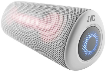 Boxa portabila JVC XS-EBoxa portabila JVC XS-E423B 24 W Bluetooth IPX5 iluminare cu LED-uri gri423B 24 W Bluetooth IPX5 iluminare cu