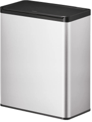 Cos de gunoi push EKO Essential Touch 2x20 litri 2 compartimente inox 