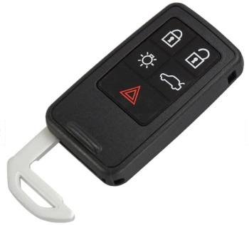 Carcasa Cheie Auto Techstar cu 5 butoane Compatibila Volvo XC60 XC90 S60 V60 V90 
