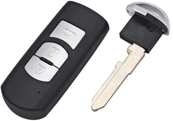 Carcasa cheie auto Techstar pentru Mazda cu 3 butoane compatibila cu modelele Mazda 6 CX-5 CX-3 2014-2015 lamela caneculara dreapta 