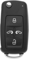 Carcasa Cheie Auto Techstar pentru VW Volkswagen Transporter T5 T6 Sharan Alhambra - 5 Butoane 