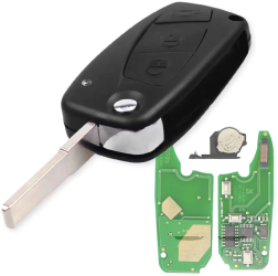 Cheie Auto Completa Compatibila cu Fiat Bravo Stilo Linea Ducato Lancia Ypsilon Peugeot Boxer Citroen Jumper Programabila 3 butoane 