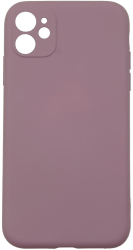 Husa protectie Flippy compatibila cu Apple iPhone 12 Pro Liquid Silicone Mov 