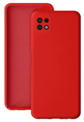 Husa protectie Flippy pentru Samsung A22 5G Liquid Silicone Rosu 